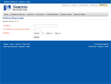 Tablet Screenshot of orientation.nortonhealthcare.org